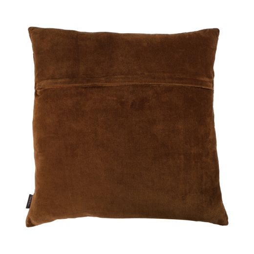 Rose Embroidery coussin Bronze 45x45cm 