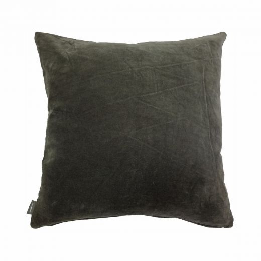 Uneven Pintuck Cushion brown 45x45cm