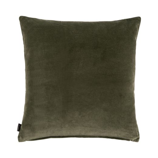 Uneven Pintuck coussin vert 45x45cm 