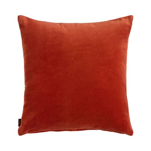 Uneven Pintuck coussin orange 45x45cm 