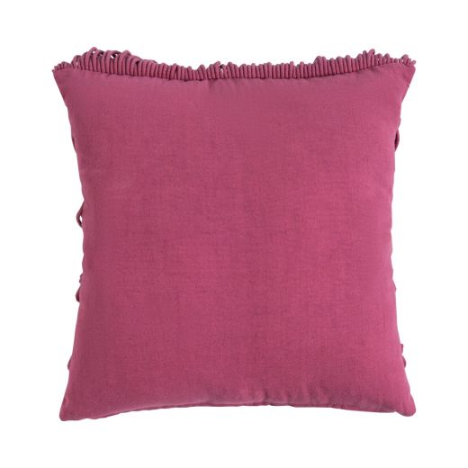 African Fringes coussin violet 40x40cm 