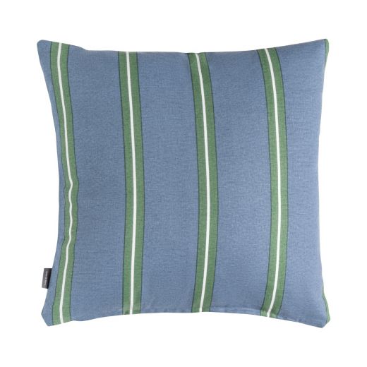 Printed Stripes coussin bleu vert 45x45cm 