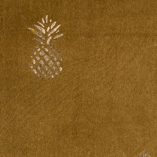 Velvet Pineapple coussin kaki 45x45cm 