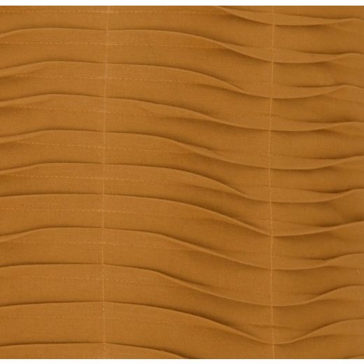 Pleated  Cushion yellow 45x45cm 