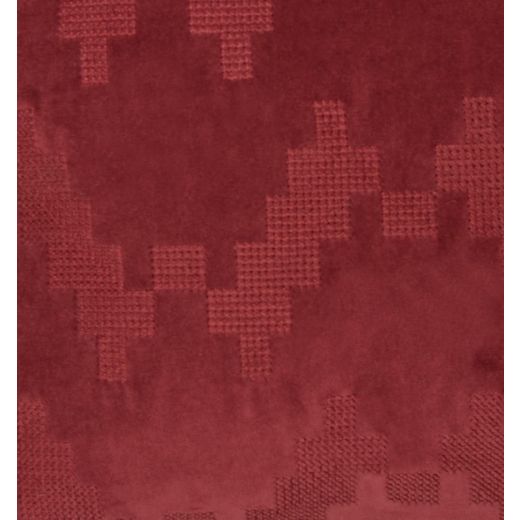 Twisted Brooklyn kussen bordeaux 45x45cm 