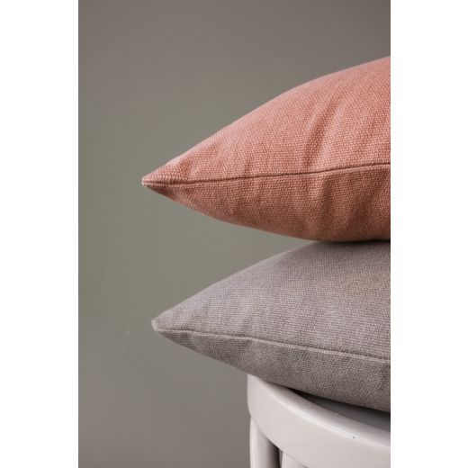 Solid Canvas Cushion taupe 45x45cm 