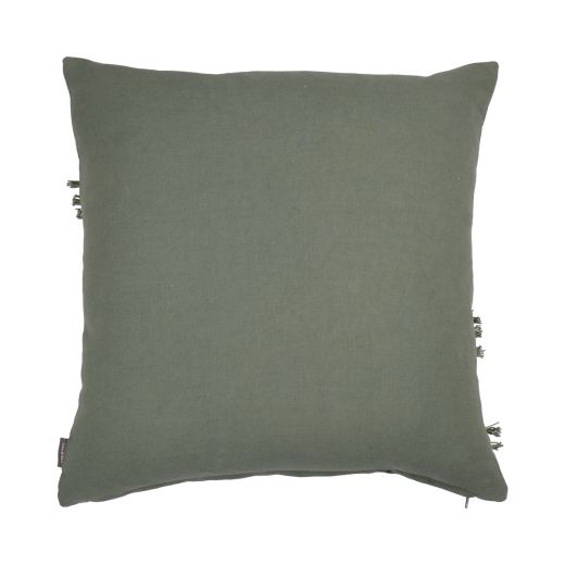 Uneven Ruffle Kissen Grün 50x50cm 