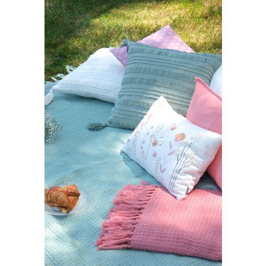 Chloe coussin vert 45x45cm 