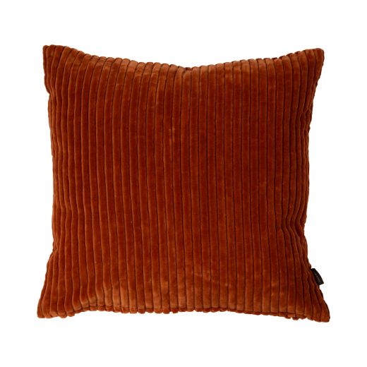 Cushion clark corduroy orange 45x45cm