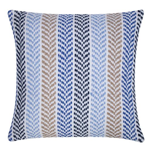 Molly Kussen zig zag blauw 45x45cm