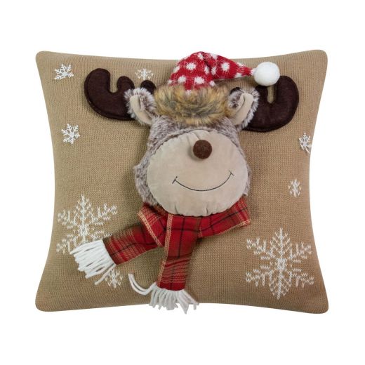 Knittede Rudolf 2 Cushion beige 40x40cm