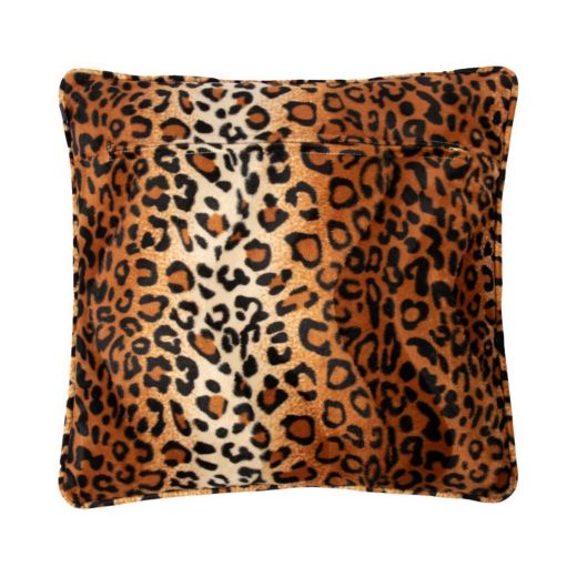 Animal Velvet kussen bruin 47x47cm 