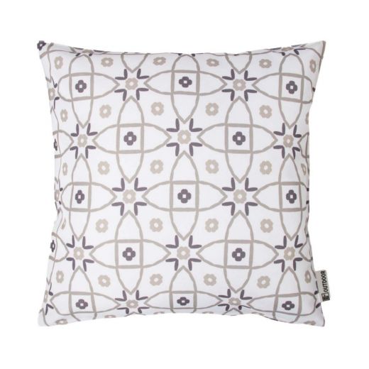 Mila Outdoor taupe/grey Cushion 47 cm x 47 cm