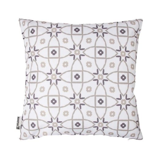Mila Outdoor taupe/grey Cushion 47 cm x 47 cm