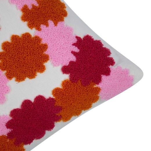 Miley Kussen roze oranje 45x45cm