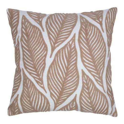 Lilou Cushion leaf pink 45x45cm