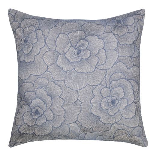 Rosanna Cushion embroided blue 45x45cm