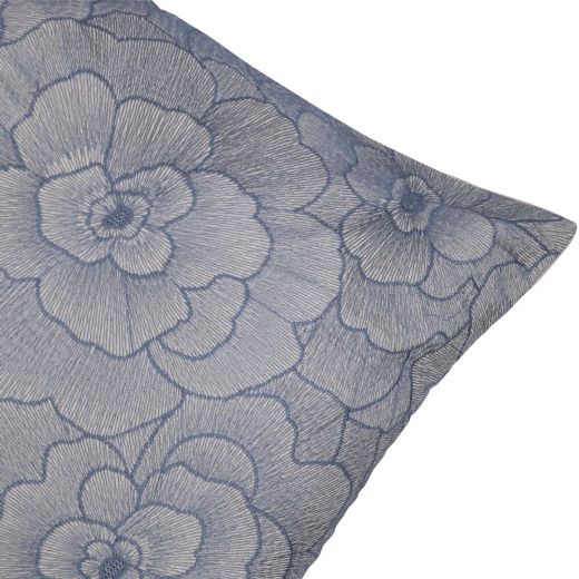 Rosanna Cushion embroided blue 45x45cm