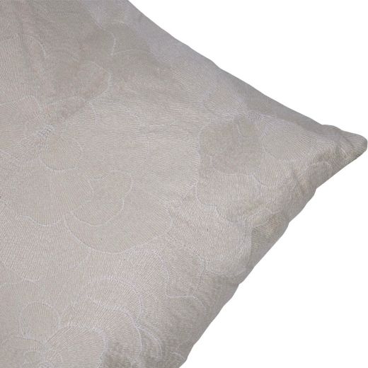 Rosanna Cushion embroided beige 45x45cm