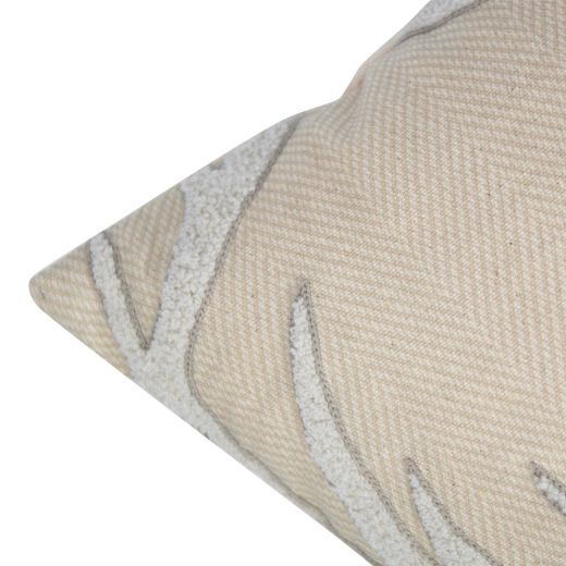 Jonas Coussin ramure beige 45x45cm