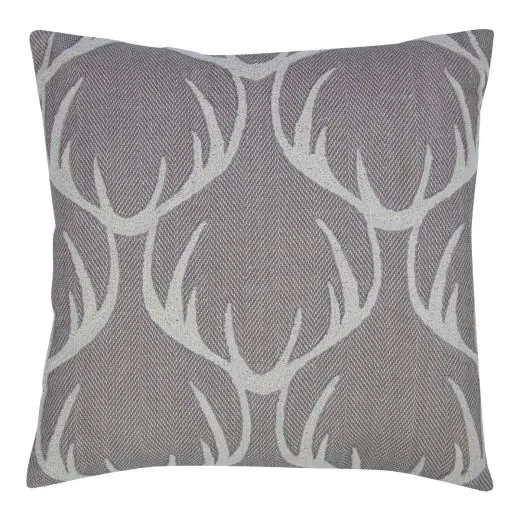 Jonas Cushion antler grey 45x45cm