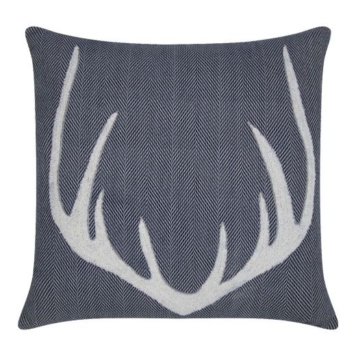 Morris Cushion antler black 45x45cm