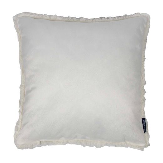 Feather cushion off-white 45x45cm