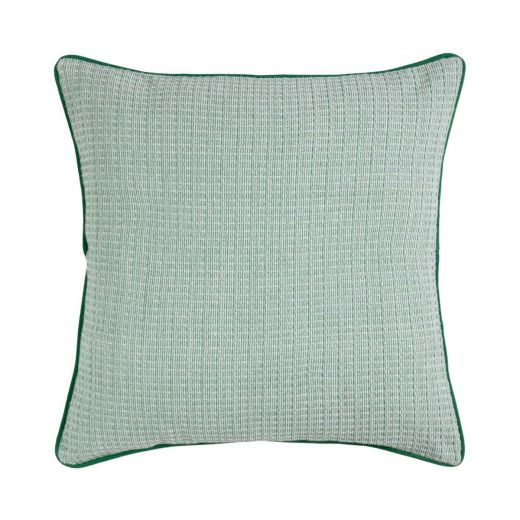 Hyacinth Kussen wafel groen 45x45cm
