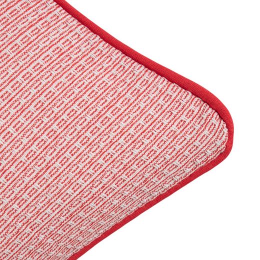 Hyacinth Kussen wafel rood 45x45cm