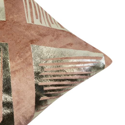 Kira Cushion peach pink 45x45cm