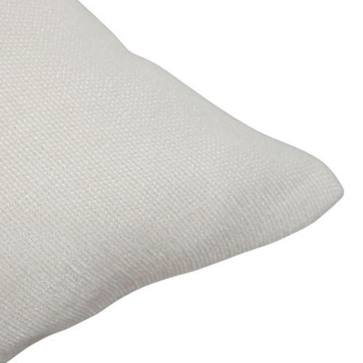 Kussen Queen chenille off white 45x45cm