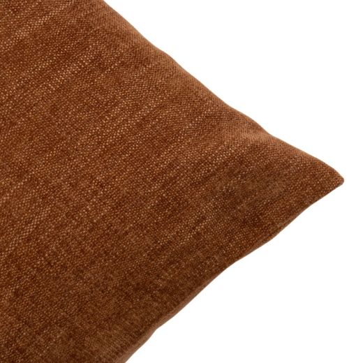 Kussen Queen chenille terra 45x45cm