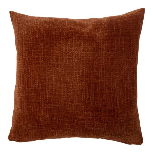 Cushion Empress velvet slub terra 45x45cm