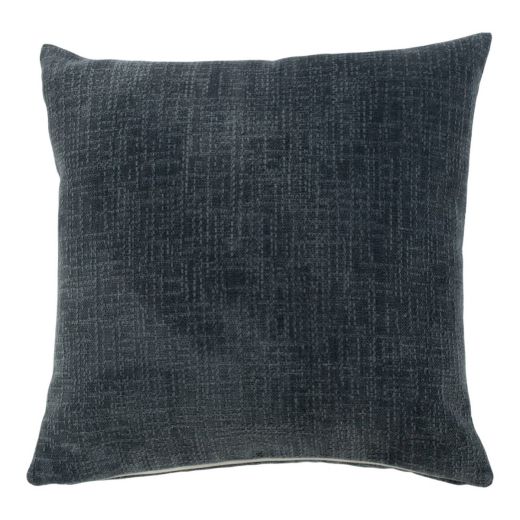 Cushion Empress velvet slub jeans blue 45x45cm