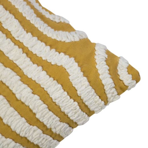 Cushion Java mustard yellow 45x45cm