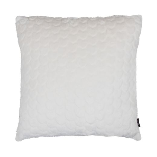 Coussin Coeurs Blanc Casse 45x45cm