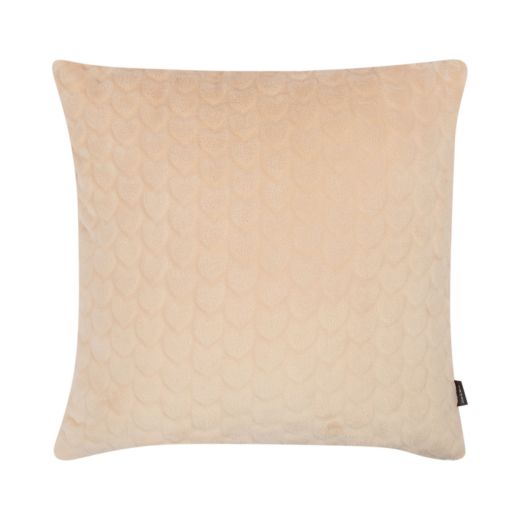Coussin Coeurs Beige 45x45cm