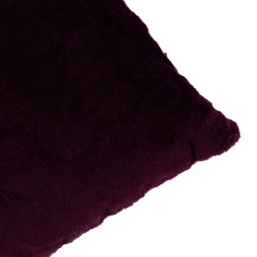 Coussin Coeurs Violet 45x45cm