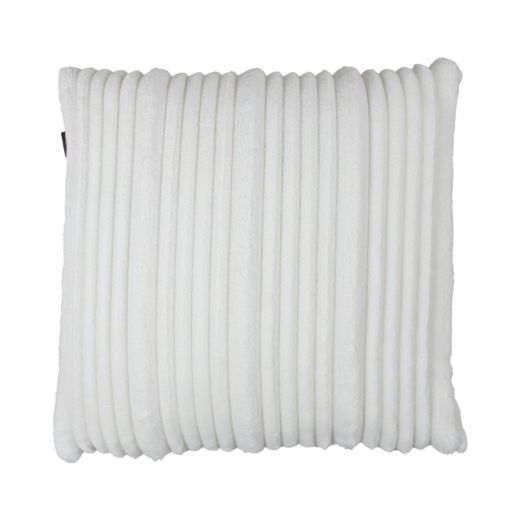 Coussin Rayures Blanc Casse 45x45cm