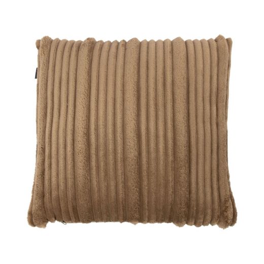 Coussin Rayures Taupe 45x45cm