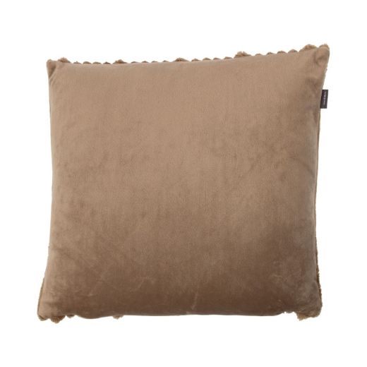 Coussin Rayures Taupe 45x45cm