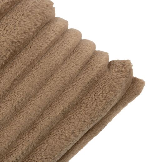 Coussin Rayures Taupe 45x45cm