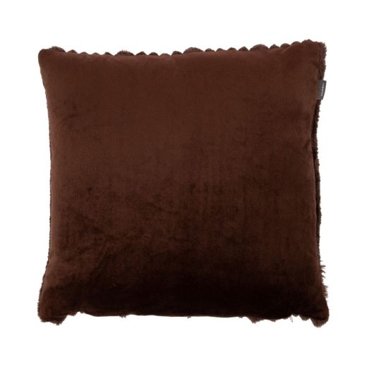 Coussin Rayures Marron 45x45cm