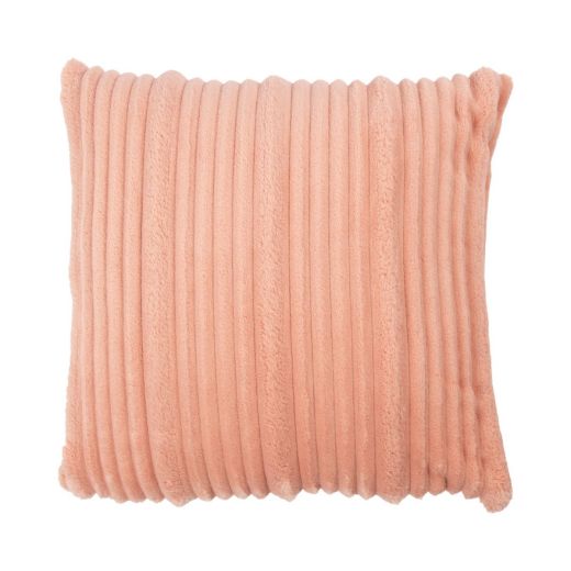 Coussin Rayures Rose 45x45cm