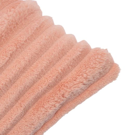 Coussin Rayures Rose 45x45cm