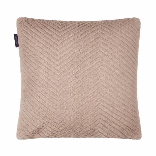 Coussin Chevrons Taupe 45x45cm