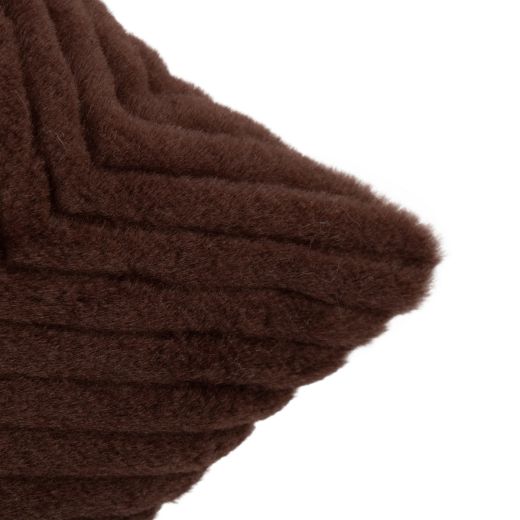 Kussen Visgraat Bruin 45x45cm