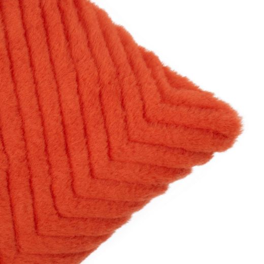 Kussen Visgraat Oranje 45x45cm