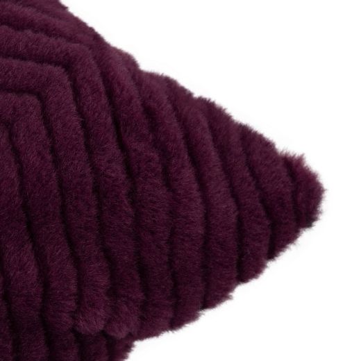 Kussen Visgraat Paars 45x45cm