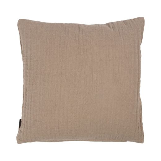 Nova Kissen Musselin taupe 45x45cm